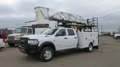 New Arrival..... AMVIC LICENSE.. 2019 DODGE RAM 4500 WITH TELETILT TTS 36-6G 35 FT BUCKET TRUCK for...