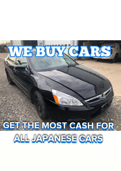 We Pay Cash For All Kinds Of Scrap & Used Car | Any Make Or Model | Same Day Pick Up 647-530-1901 CA...