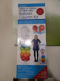 Indoor or outdoor Air-Filled Latex Balloon Column H90"× L 27" Ki