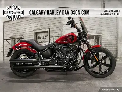 No nonsense, raw bobber attitude packed into the lightest weight Softail, equipped with a Milwaukee-...