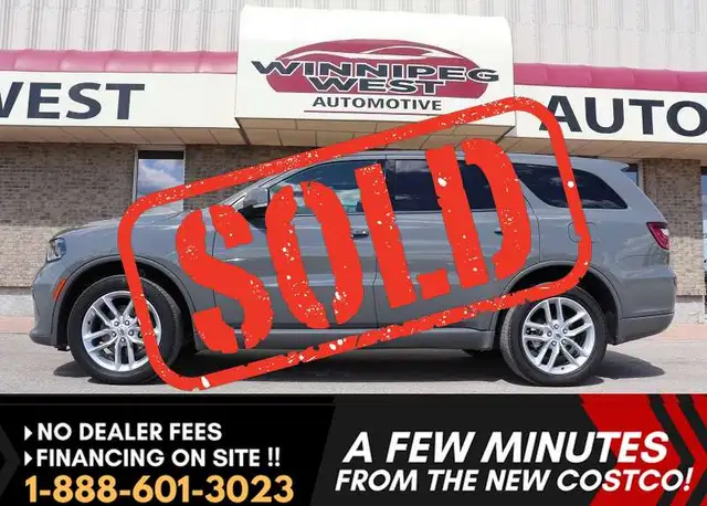 2022 Dodge Durango LOW KMS & RARE SECOND ROW CAPTAINS CHAIRS LOA