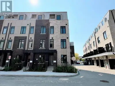 Corner unit freehold townhouse featuring 4 bedrooms, 4 bathrooms (including 2 ensuites), and a versa...