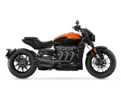 Sturgess Cycle 2026 Triumph Rocket 3 Storm R Satin Baja Orange/Matte Sapphire BlackThe Rocket 3 Stor...
