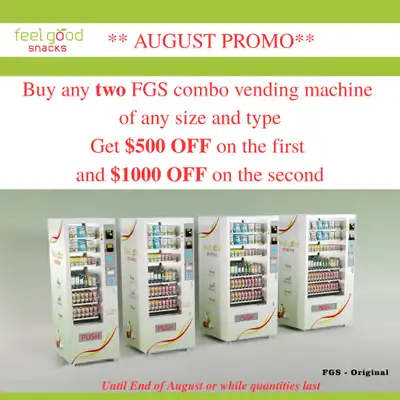 The All New Upgraded Healthy Max Combo Vending machines, View more