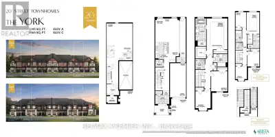 This Freehold Brand New!!! A 2-storey, Pre-Construction Townhome is offered by Award-winning Arista...
