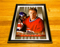 1997 Saku Koivu Montreal Canadiens Donruss Card Framed Portrait