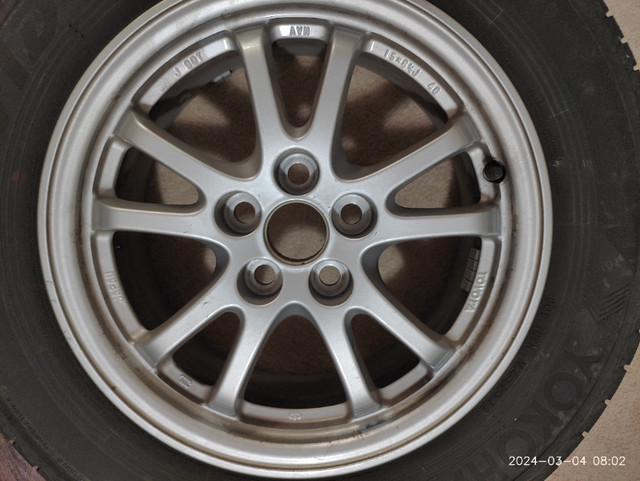 $990,Original Factory 4 All-Season tires with wheels+ Hubcaps in Tires & Rims in Oshawa / Durham Region - Image 3