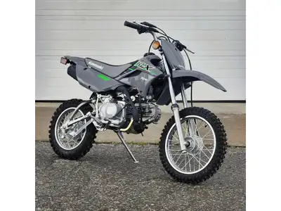 GRAND RIVER POWER SPORTS Straight forward pricing, no hidden fees. 2025 Kawasaki KLX110R L IN STOCK...
