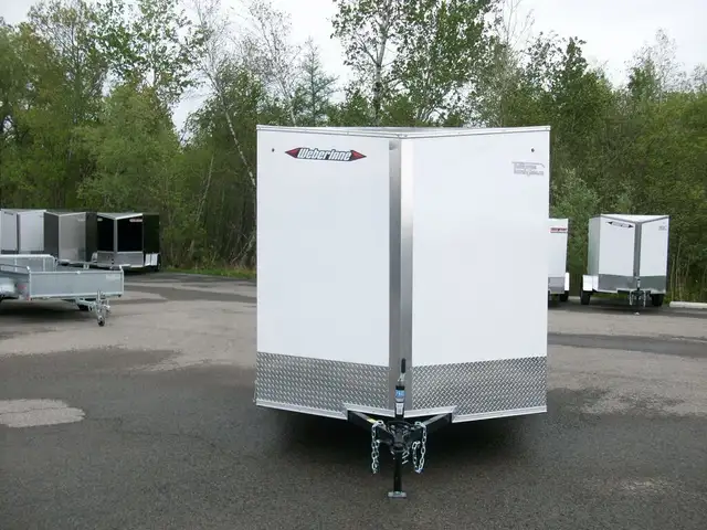 2025 Weberlane CARGO 7' X 10' V-NOSE 1 ESSIEUX 3500LB. RAMPE VTT in Cargo & Utility Trailers in Laval / North Shore - Image 3