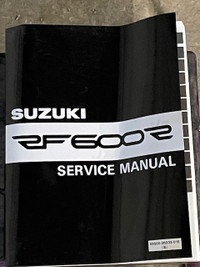 Sm157 Suzuki RF-600R ServiceManual 99500-35033-01E