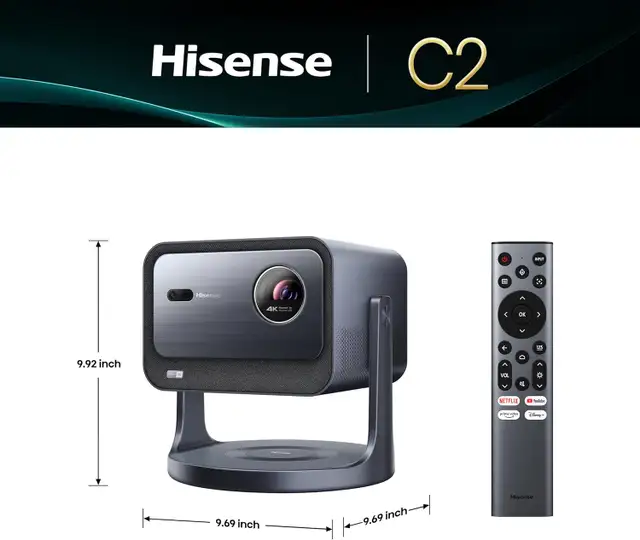 Hisense 4K Laser Projector Pro100"/C1/C2/PX 2/3/from$899&upNoTax in TVs in City of Toronto - Image 2