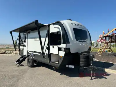 Forest River Rockwood Geo Pro travel trailer G19RL highlights: Queen Bed Convection Cooking Full Bat...