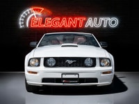 2007 Ford Mustang GT Convertible White Exterior on Red Interior and Powerful 8-Cylinder Engine. This... (image 3)