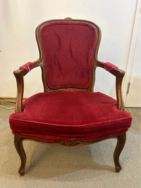 Beuatful Red Armchair