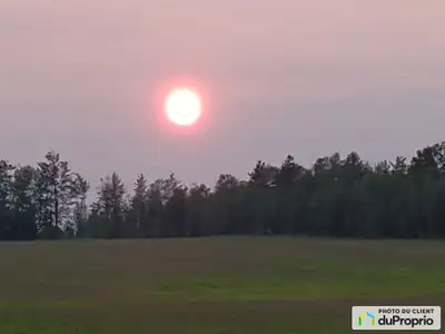 Très beau terrain agricole moitié boiser moitié prairie prêt de toute les services avec chemin privé...
