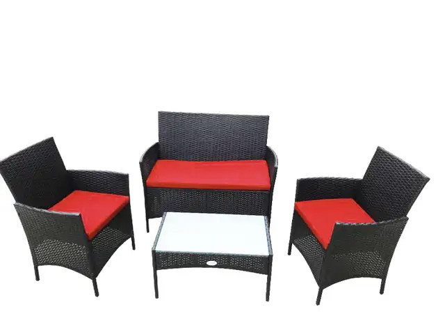 Patio Furniture Outdoor 4 pcs set Balcony Condo Apartment in Patio & Garden Furniture in St. Catharines - Image 2