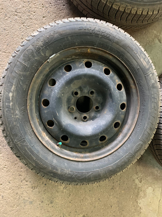 215 60 16 - RIMS AND TIRES - MICHELIN XICE - 5x114 CAMRY +OTHERS in Tires & Rims in Kitchener / Waterloo - Image 2