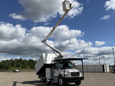 2023 Freightliner Terex XTPRO56 Forestry Truck Over center 10,550 Miles Automatic Hours - 422 Single...