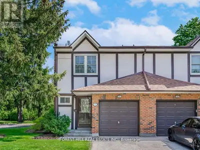Completely renovated and rarely available, this end-unit townhome feels like a semi-detached in the...
