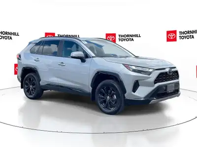 Thornhill Toyota Proudly Presents This Silver 2025 Toyota RAV4 Hybrid with SE AWD Package, Featuring...