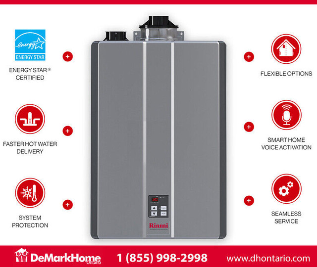 High Efficiency Plus Rinnai Tankless water heater –ON SALE in Other in St. Catharines - Image 2