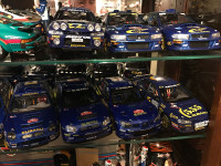 1/18 DIECAST AUTOART/SUNSTAR SUBARU STI WRC COLLECTION