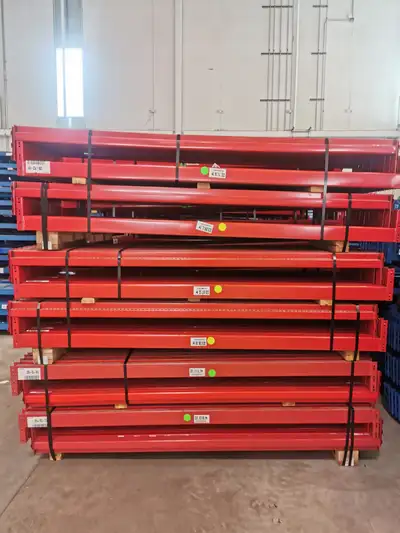 NEW AND USED PALLET RACKING BEAMS - VARIOUS SIZES - CALL NOW, View more