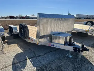 2025 Nordtek Tilting Car Hauler Tilting Deck - Aluminum Rims and matching spare - Battery Charger &...