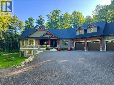 A stunning 2024-2025 Mezcon bungalow, built under Tarion warranty, nestled in its own apx. 2 acre pr...