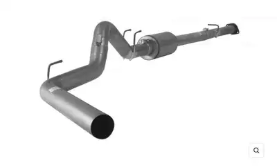 Competiton Exhaust System 4" Down Pipe Back, DPF Delete, with bungs, with Muffler AL. 2008-2010 Ford...