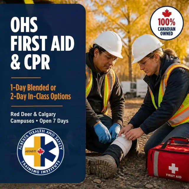  Fall First Aid | Red Deer & Calgary Campuses