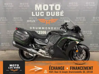 2018 Kawasaki Concours 14 ABS Kawasaki Concours 14 ABS 2018 35 689 km Freins ABS K TRC valises détac...
