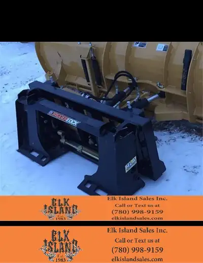 Available at Elk Island Sales - HLA Skidsteer attachments and equipment New HLA Euro Quick Fit Plate...