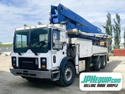 2007 Alliance 37M Concrete Pump on 2007 Mack MR668S WE SHIP DIRECT TO YOU, USA, and Worldwide!! Fina...