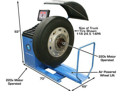 ATLAS - WBT-210 TRUCK TIRE BALANCER - CLENTEC in Other in St. Catharines - Image 3