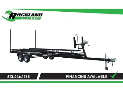 REMOK PONTOON TRAILER 20-25' TRITOON KIT, DOUBLE AXLE WITH BRAKES 2025 Les Remorques Remok sont une...