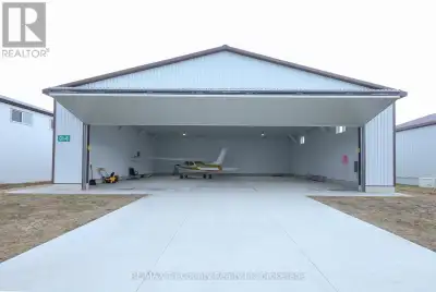 Excellent opportunity to own a well-sized aircraft hangar at the Tillsonburg Regional Airport. This...