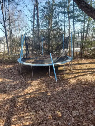 Free trampoline as is, View more