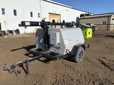 2013 AL5 20 kW Terex Light Tower - Isuzu CSZXL02.2VNB 4 Cylinder Diesel Engine, Marathon Electric Pa...