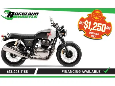2025 Royal Enfield INTERCEPTOR 650 Meet the 2024 Royal Enfield INT 650 Black Pearl — where classic s...