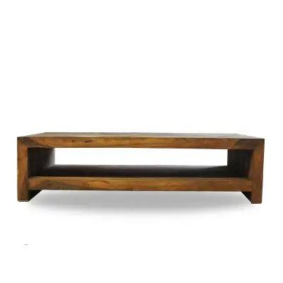 CasaSuarez Coffee Table - 2 Tier Coffee Table with Storage Shelf, View more