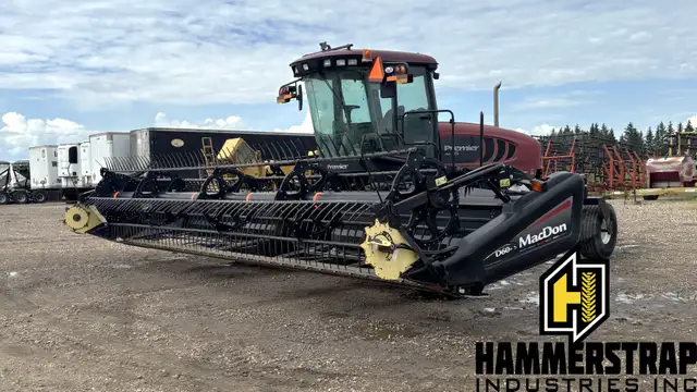 2012 MACDON M155 Swather Windrower w/ 30 Ft Draper Header  in Farming Equipment in Edmonton - Image 4