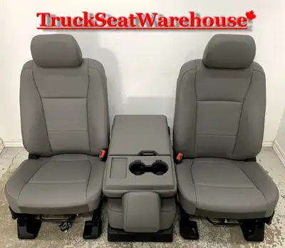 call or text 905-259-8027 or email truckseatwarehouse@gmail.com Grey vinyl manual front seats and ce...