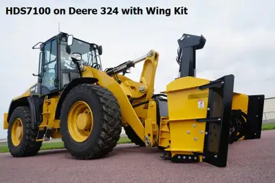 Compact Wheel Loader or Backhoe Snow Blowers Hydraulic Driven - No Shear Pins! Designed for Extreme...