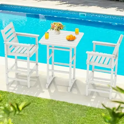 *BNIB!* SERWALL Tall Adirondack Chairs and Table 3 Pieces Set..., View more