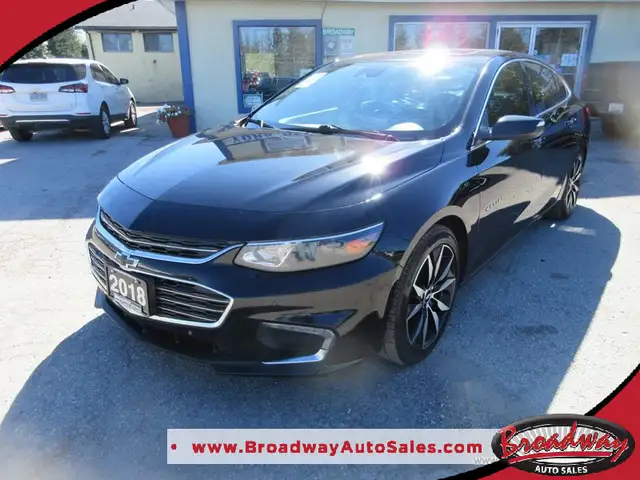 2018 Chevrolet Malibu GREAT VALUE LT-MODEL 5 PASSENGER 1.5L - DO