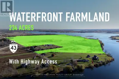 Discover 234 acres of prime agricultural land with approximately 5,288 feet of waterfront frontage i...