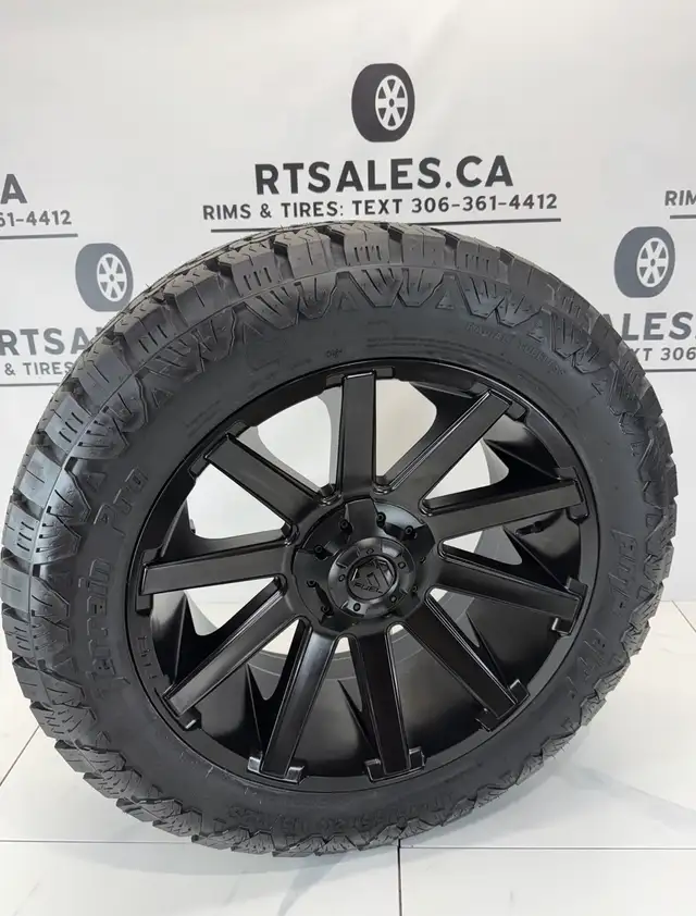 LT AMP tires Fuel Contra Rims 20 inch 6x135/139 - MULTIPLE SIZES in Tires & Rims in Kelowna - Image 2