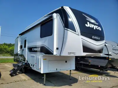 Jayco Eagle HT fifth wheel 26REC highlights: Walk-In Pantry Table and Chairs with a Bench Queen Bed...