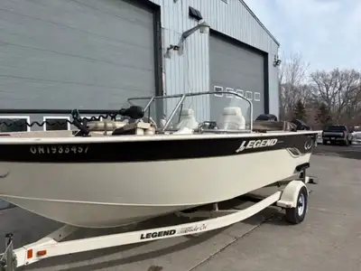 Bay Marine Sales 2009 Legend Boats 20 Xtreme, Mercury Optimax 175 2 stroke, 15 Mercury 4 stroke kick...